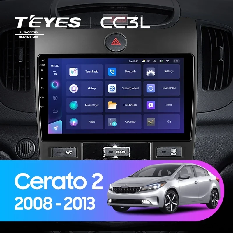 Штатная магнитола Teyes CC3L 4/32 Kia Cerato 2 TD (2008-2013) F4
