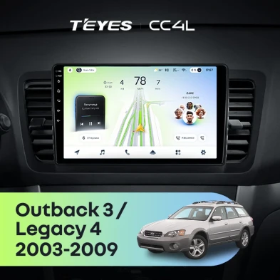 Штатная магнитола Teyes CC4L 6/64 Subaru Outback 3 (2003-2009)