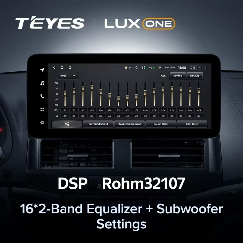 Штатная магнитола Teyes LUX ONE 4/64 Hyundai Santa Fe 2 (2006-2012)