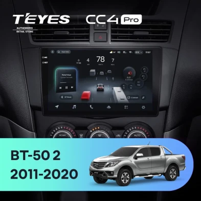 Штатная магнитола Teyes CC4 Pro 8/128 Mazda BT-50 (2011-2020) F1