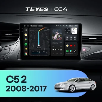 Штатная магнитола Teyes CC4 8/128 Citroen C5 2 (2008-2017) F1