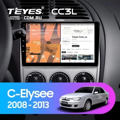 Штатная магнитола Teyes CC3L 4/32 Citroen C-Elysee (2008-2013)