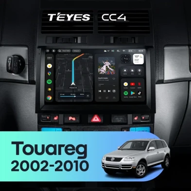 Штатная магнитола Teyes CC4 6/64 Volkswagen Touareg GP (2002-2010) F1