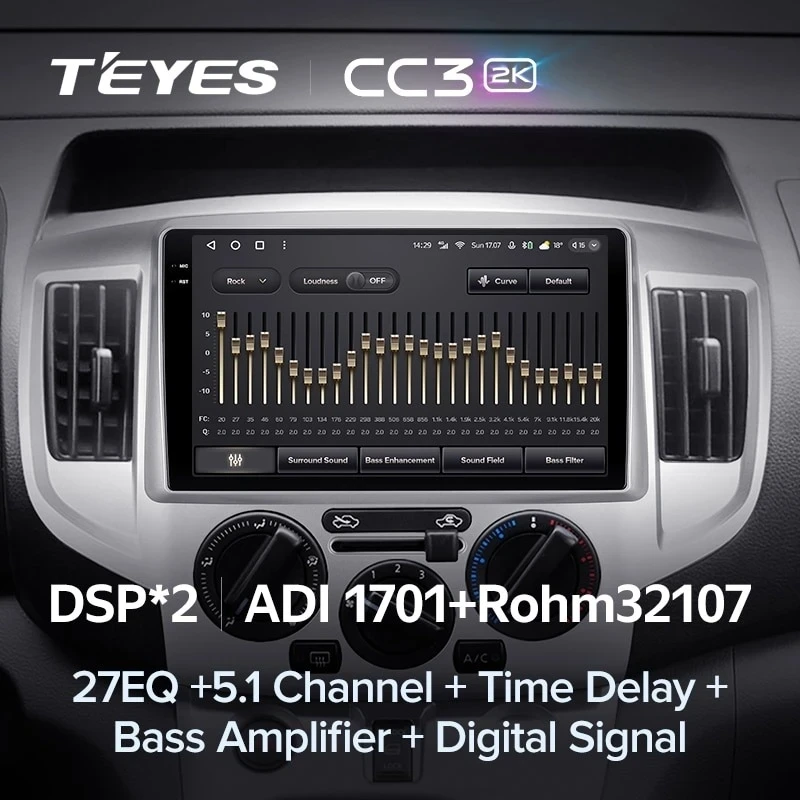 Штатная магнитола Teyes CC3 2K 4/64 Nissan NV200 M20 (2009-2023) F1