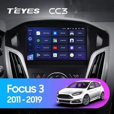Штатная магнитола Teyes CC3 4/32 Ford Focus 3 (2011-2019)