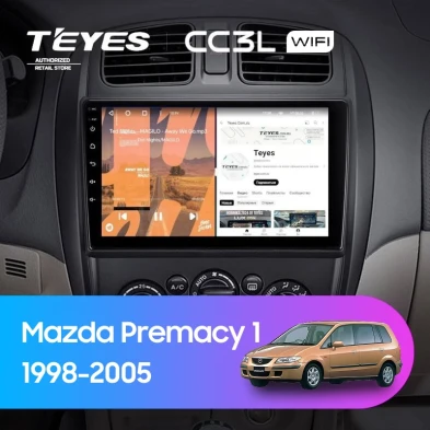 Штатная магнитола Teyes CC3L WiFi 2/32 Mazda Premacy 1 (1999-2005)