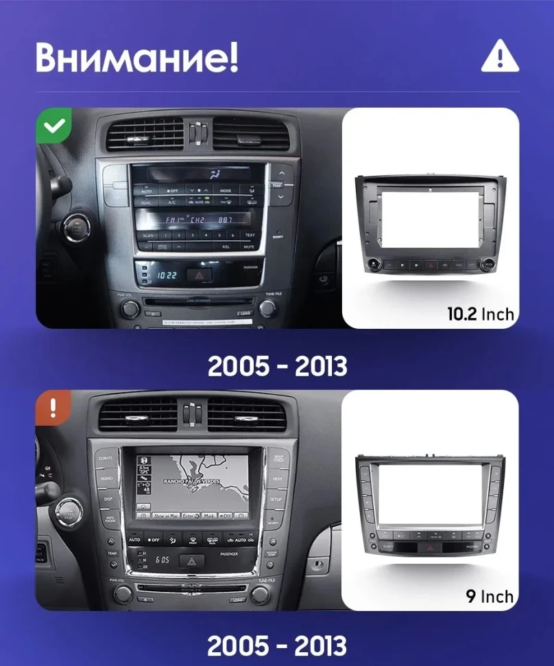 Штатная магнитола Teyes CC3 2K 6/128 Lexus IS250 XE20 (2005-2013) (Lp)