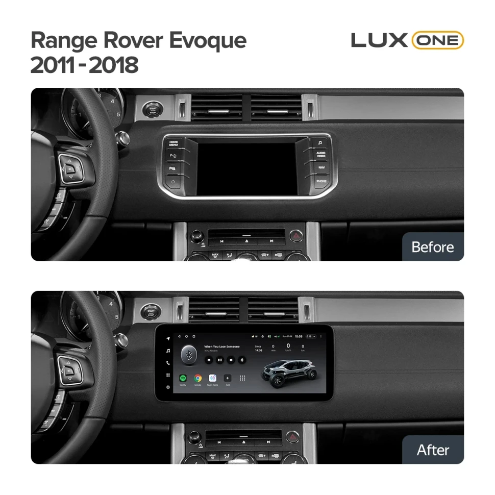 Переходная рамка Land Rover Range Rover Evoque (2011-2018) Тип-A (12,3")