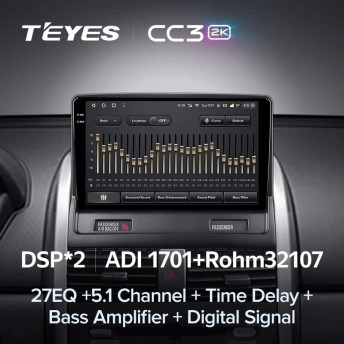 Штатная магнитола Teyes CC3 2K 6/128 Mitsubishi Galant 9 (2003-2012)