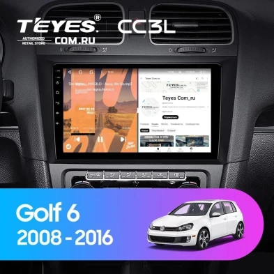 Штатная магнитола Teyes CC3L 4/32 Volkswagen Golf 6 (2008-2016)