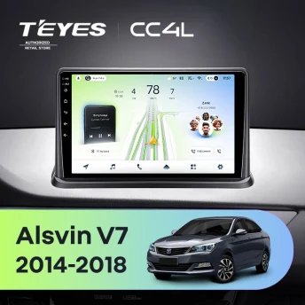 Штатная магнитола Teyes CC4L 6/64 Changan Alsvin V7 (2014-2018)