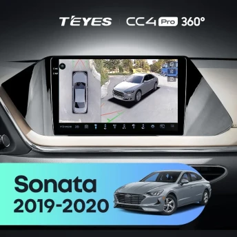 Штатная магнитола Teyes CC4 Pro 360 12/256 Hyundai Sonata DN8 (2019-2020) Тип-B
