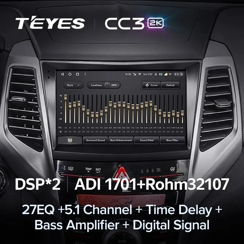 Штатная магнитола Teyes CC3 2K 360 6/128 SsangYong Tivoli (2015-2019)