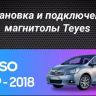 Штатная магнитола Teyes CC3 2K 6/128 Toyota Verso R20 (2009-2018) F1