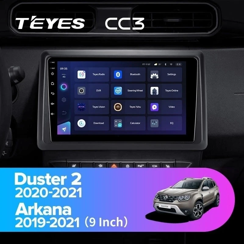 Штатная магнитола Teyes CC3 4/32 Renault Duster HM 2 (2020-2021) F2