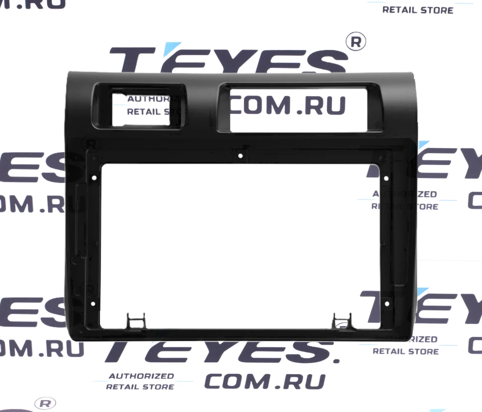 Переходная рамка Toyota Land Cruiser 70 Series LC 79 (2007-2020) чёрная (9")