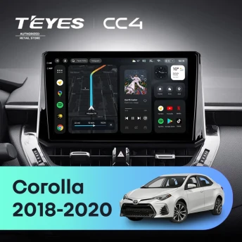 Штатная магнитола Teyes CC4 8/128 Toyota Corolla 12 (2018-2020) Тип-A