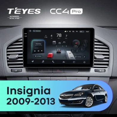 Штатная магнитола Teyes CC4 Pro 12/256 Opel Insignia (2009-2013)