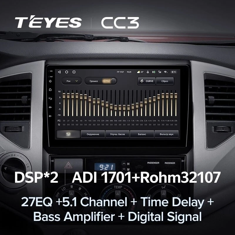 Штатная магнитола Teyes CC3 4/32 Toyota Tacoma 2 (2005-2015)