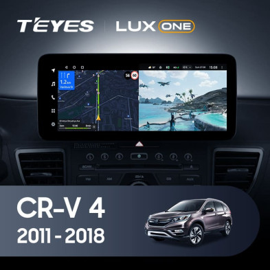 Штатная магнитола Teyes LUX ONE 6/128 Honda CR-V 4 RM RE (2011-2018) Тип-A