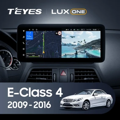 Штатная магнитола Teyes LUX ONE 360 6/128 Mercedes-Benz E-Class 4 W212 S207 A207 S212 C207 (NTG 4.5) (2009-2016) F2 Universal