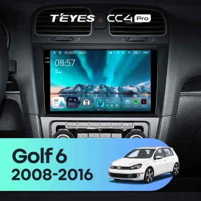 Штатная магнитола Teyes CC4 Pro 12/256 Volkswagen Golf 6 (2008-2016)