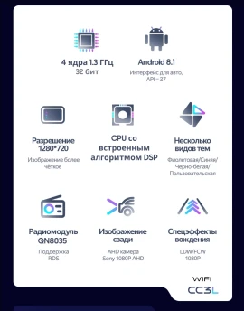 Штатная магнитола Teyes CC3L WiFi 2/32 Nissan Primastar (2006-2014) Тип-C