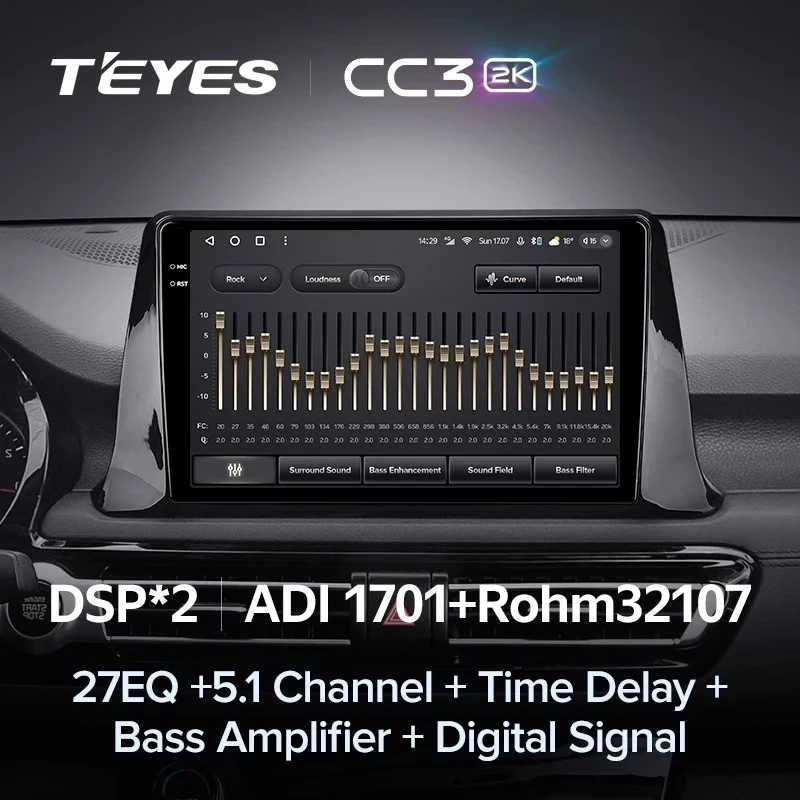 Штатная магнитола Teyes CC3 2K 4/64 Kia Seltos SP2 (2019-2023)