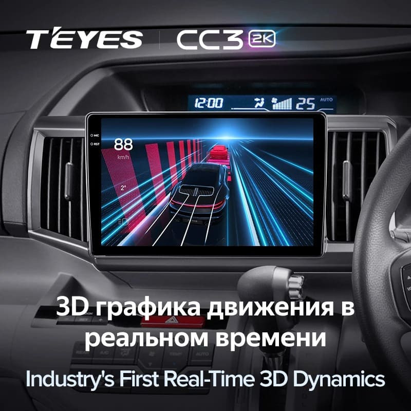 Штатная магнитола Teyes CC3 2K 4/32 Honda Stepwgn 4 (2009-2015) Правый руль