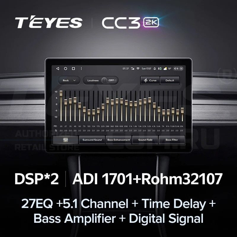 Штатная магнитола Teyes CC3 2K 4/64 Honda Jazz 3 (2015-2020) Тип-A Правый руль (11")