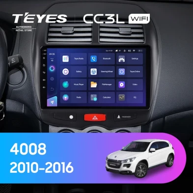 Штатная магнитола Teyes CC3L WiFi 2/32 Peugeot 4008 (2010-2016) Тип-A