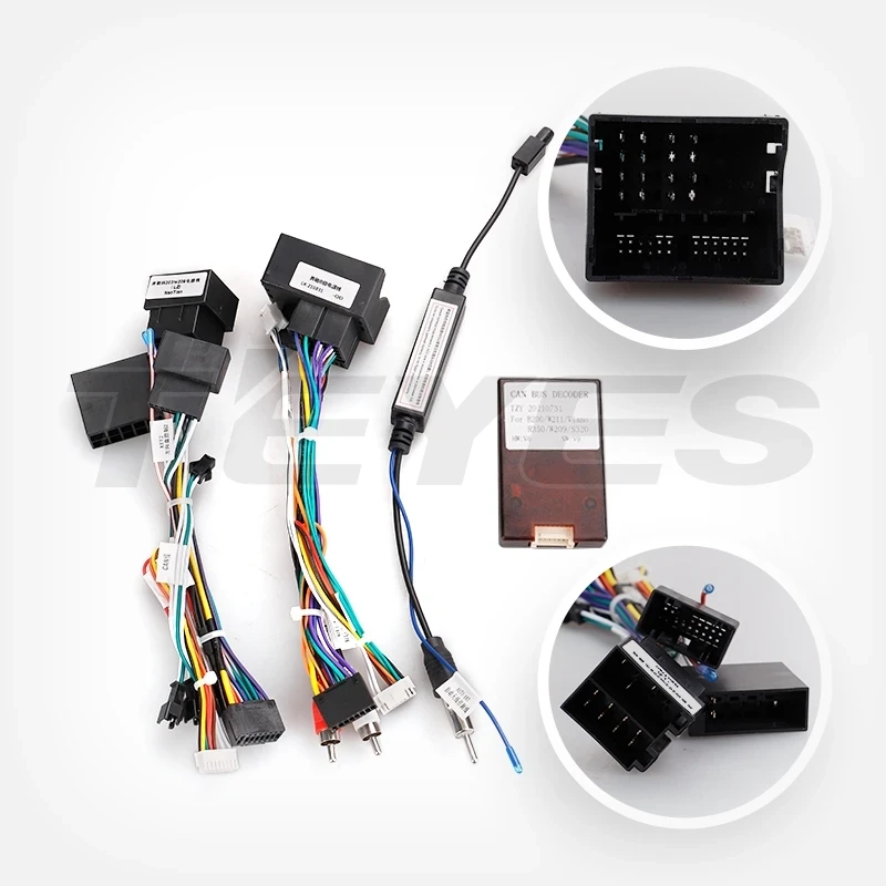 Переходная рамка Mercedes-Benz C/CLK Class S203 W203 W209 A209 (2000-2005) (9")