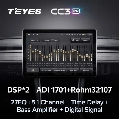 Штатная магнитола Teyes CC3 2K 4/64 Mercedes-Benz SLK-Class R171 (2004-2011) (11")