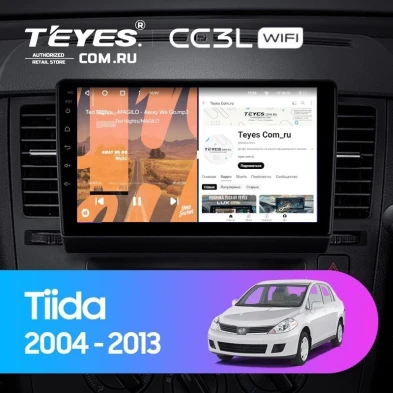 Штатная магнитола Teyes CC3L WiFi 2/32 Nissan Tiida C11 (2004-2013) F2