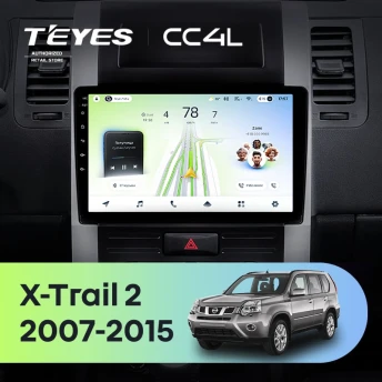 Штатная магнитола Teyes CC4L 6/64 Nissan X-Trail T31 (2007-2015)
