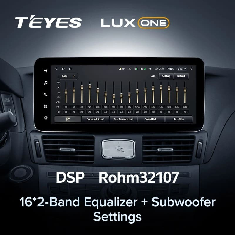 Штатная магнитола Teyes LUX ONE 360 6/128 Nissan Fuga 2 (2009-2024) Тип-B