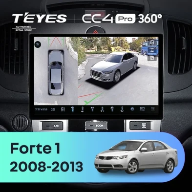 Штатная магнитола Teyes CC4 Pro 360 8/128 Kia Forte 1 (2008-2013) F2 (13")