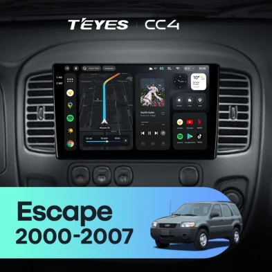 Штатная магнитола Teyes CC4 8/128 Ford Escape (2000-2007)