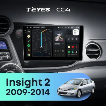 Штатная магнитола Teyes CC4 8/128 Honda Insight 2 LHD (2009-2014)