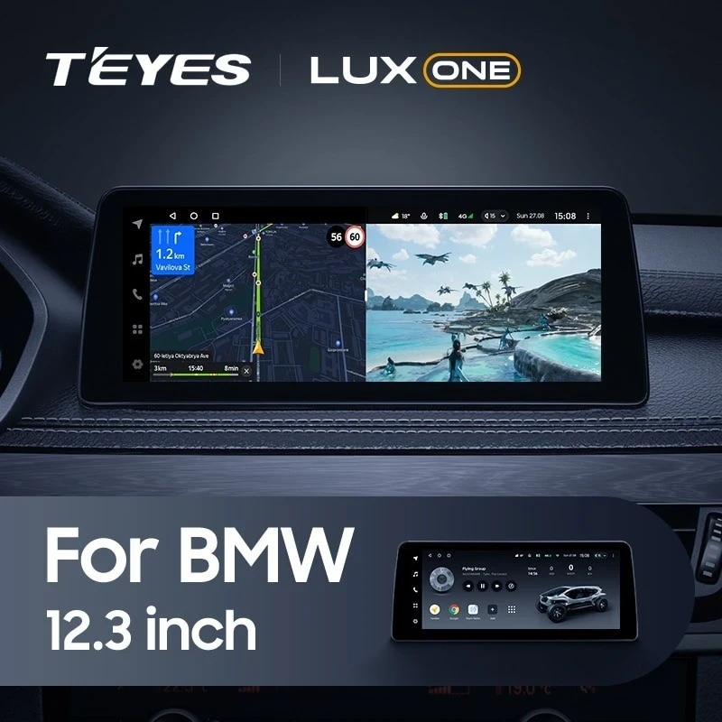 Штатная магнитола Teyes LUX ONE 6/128 BMW 5-Series F10 F11 (NBT) (2013-2017)