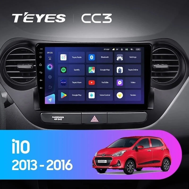 Штатная магнитола Teyes CC3 4/32 Hyundai i10 (2013-2016)