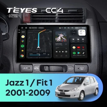 Штатная магнитола Teyes CC4 8/128 Honda Jazz 1 (2001-2009)