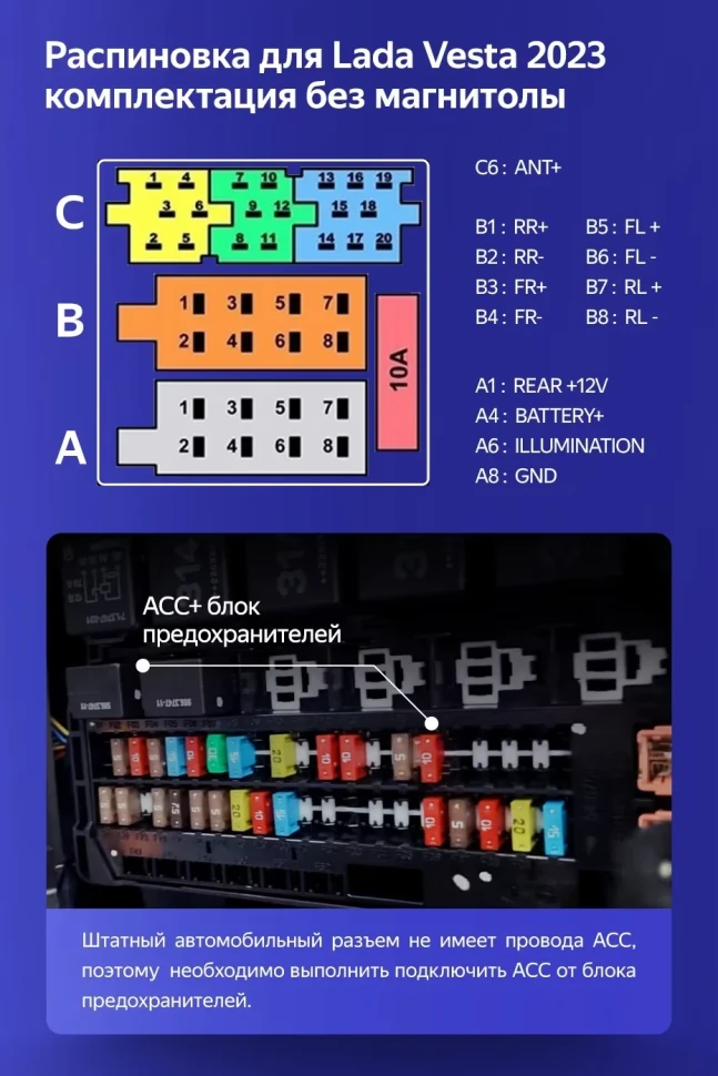 Штатная магнитола Teyes CC3 2K 6/128 Lada Vesta (2023-2026) F2 Тип-A