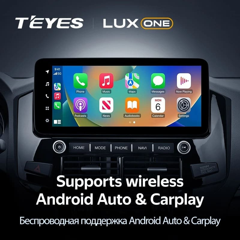 Штатная магнитола Teyes LUX ONE 360 6/128 Mitsubishi Pajero 4 V80 V90 (2006-2024) Тип-A