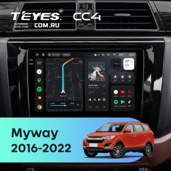 Штатная магнитола Teyes CC4 6/64 Lifan Myway (2016-2022)