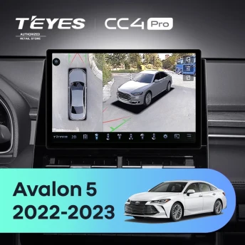 Штатная магнитола Teyes CC4 Pro 360 12/256 Toyota Avalon V XX50 (2022-2023) (11")
