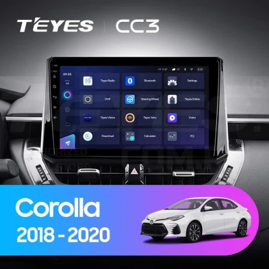 Штатная магнитола Teyes CC3 4/32 Toyota Corolla 12 (2018-2020) Тип-B