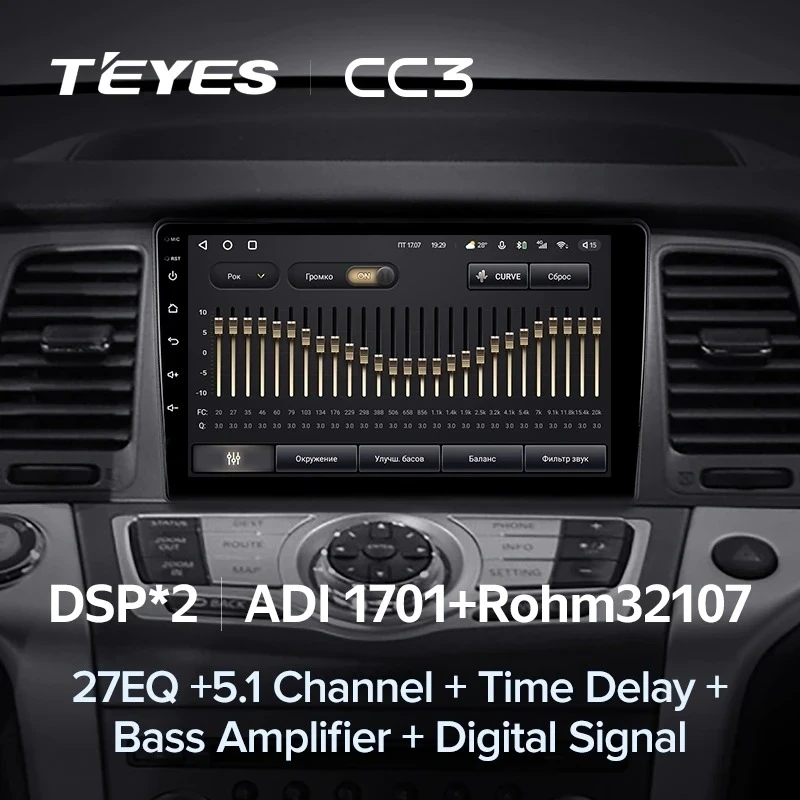 Штатная магнитола Teyes CC3 4/32 Nissan Murano Z50 (2002-2015)