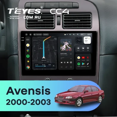 Штатная магнитола Teyes CC4 8/128 Toyota Avensis 1 T220 (2000-2003)