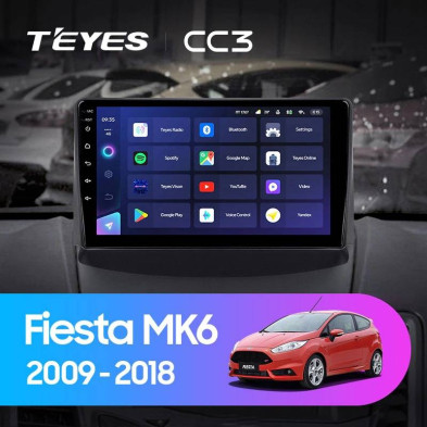 Штатная магнитола Teyes CC3 4/32 Ford Fiesta 6 (2009-2018) F1 Тип-B
